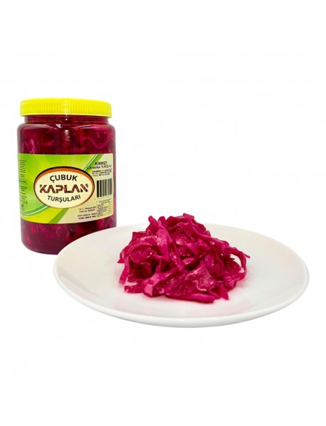 Çubuk Kaplan 1 KG Kırmızı Lahana Turşusu