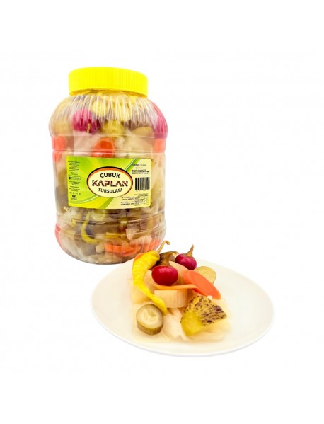 Çubuk Kaplan 5 KG Karışık Turşu | Doğal ve Sağlıklı Lezzet