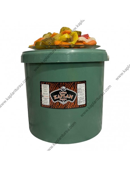 Çubuk Kaplan 15 KG Karışık Turşu